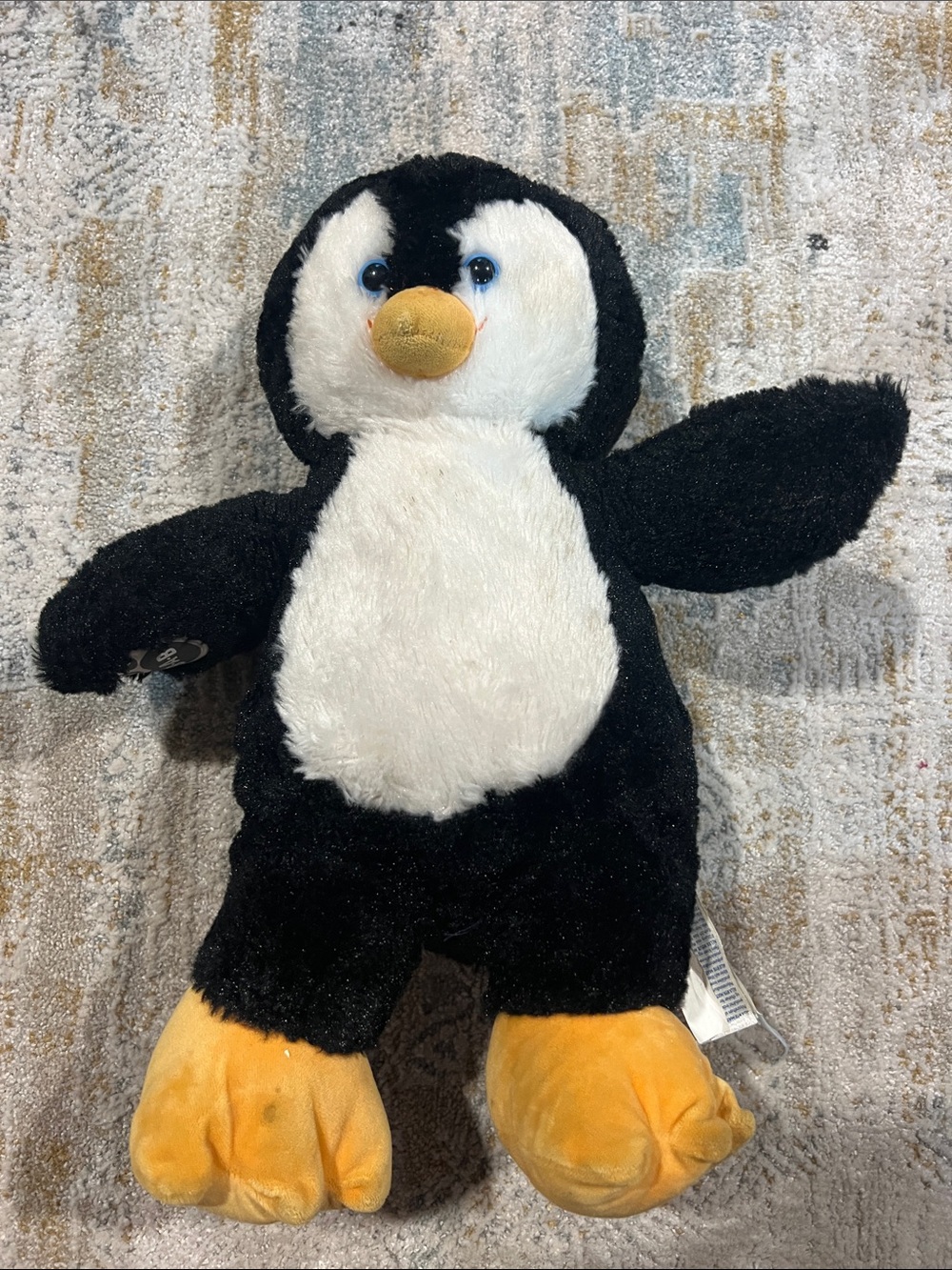 Build-A-Bear Arctic Penguin Plush 14” Stuffed Animal Black White All Ages BAB